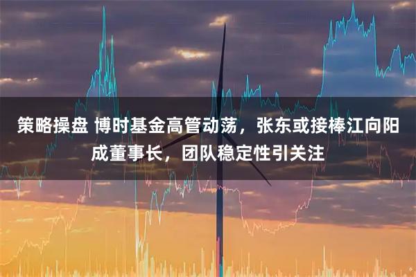 策略操盘 博时基金高管动荡，张东或接棒江向阳成董事长，团队稳定性引关注